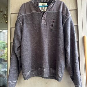 Mascot Frontline workwear sweater, elbow patches fully lined zip up neck